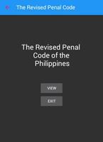 Philippines Revised Penal Code Plakat