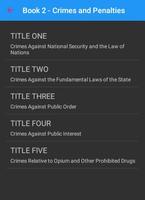 برنامه‌نما Philippines Revised Penal Code عکس از صفحه