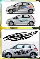 1 Schermata design di adesivi per auto