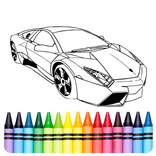 Coches para colorear