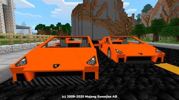 Mod cars for mcpe Affiche