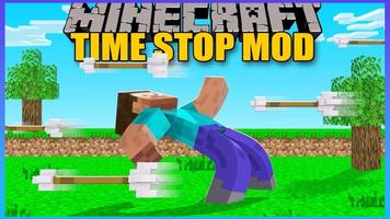 Time Stop mod Minecraft Affiche