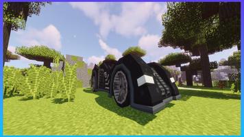 Vehicles Mod in Minecraft PE Affiche