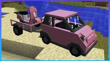 Vehicles Mod in Minecraft PE capture d'écran 2