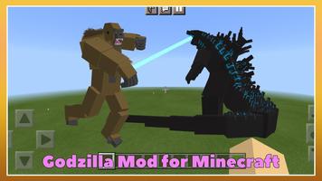 Godzilla Mod for Minecraft PE Plakat