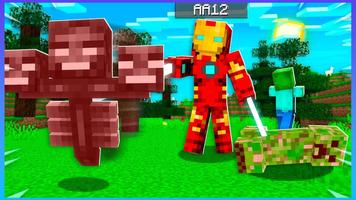 Iron Man Addon in Minecraft Affiche