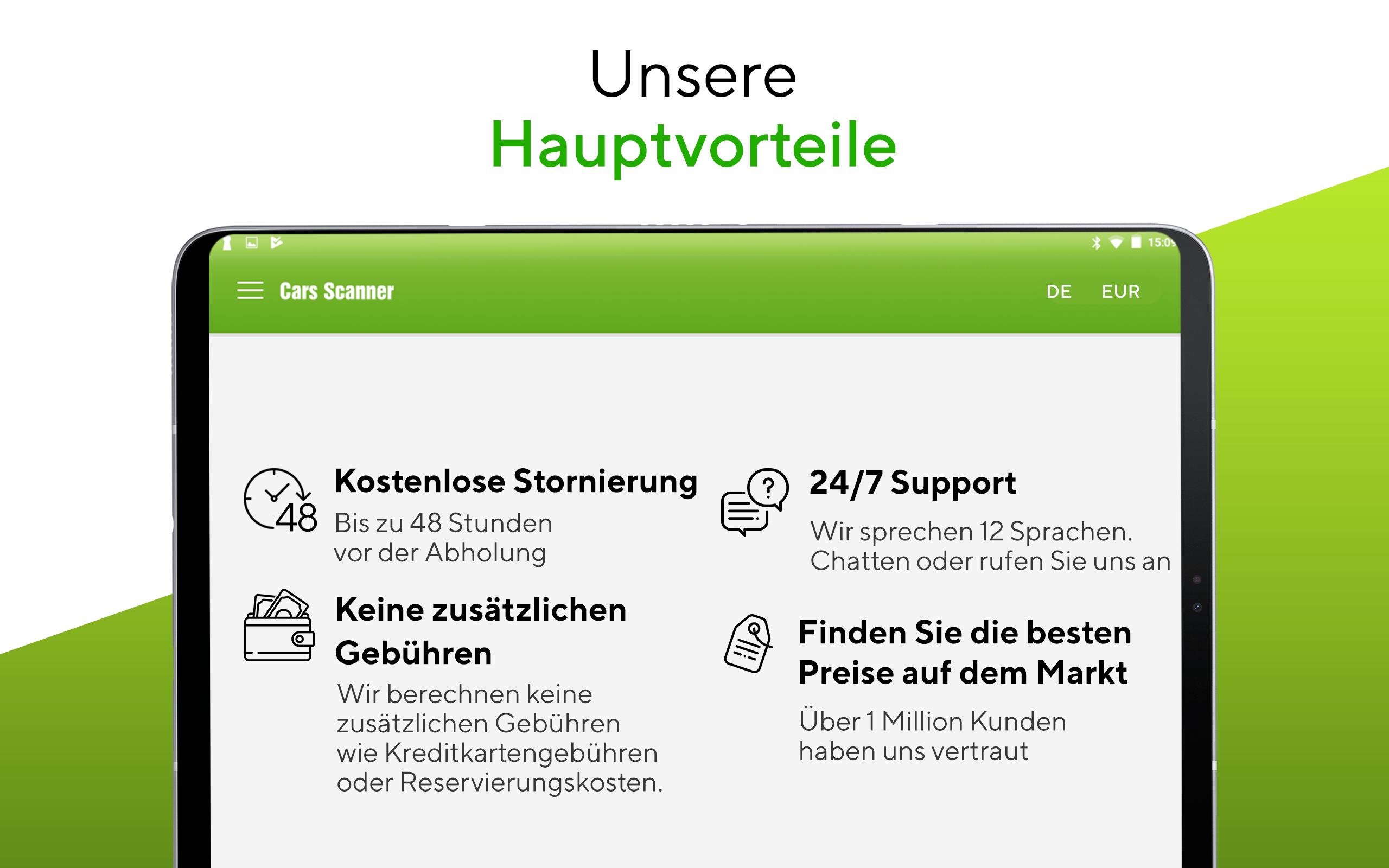Cars Scanner Billiger Mietwagen Fur Android Apk Herunterladen