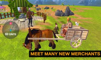 Horse Cart Carriage Game 3D screenshot 1