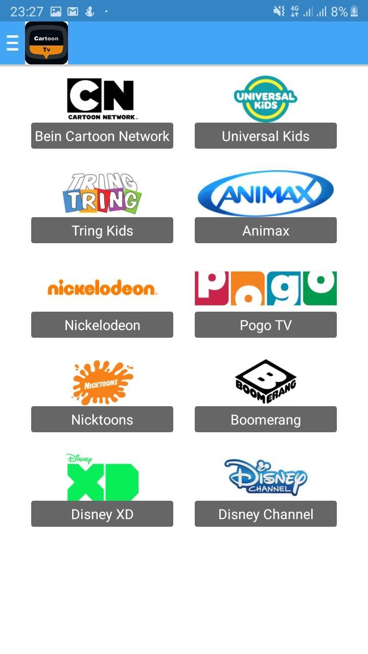 ดาวน์โหลด Cartoon Channels TV APK สำหรับ Android