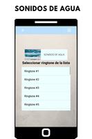 Sonidos de agua, tonos y ringtones de agua gratis capture d'écran 1