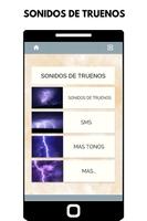 Sonidos de truenos, tonos y ringtones de truenos الملصق