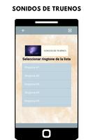 Sonidos de truenos, tonos y ringtones de truenos تصوير الشاشة 1