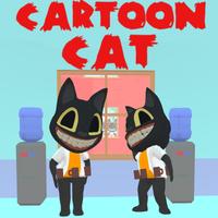 Cartoon Cat Escape Horror Game Affiche