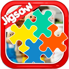 Cartoon jigsaw puzzle game for toddlers icono