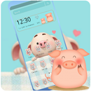 Cartoon Lovely Piggy Theme🐷 APK