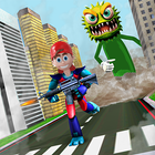 Green Monster Horror Escape Zeichen