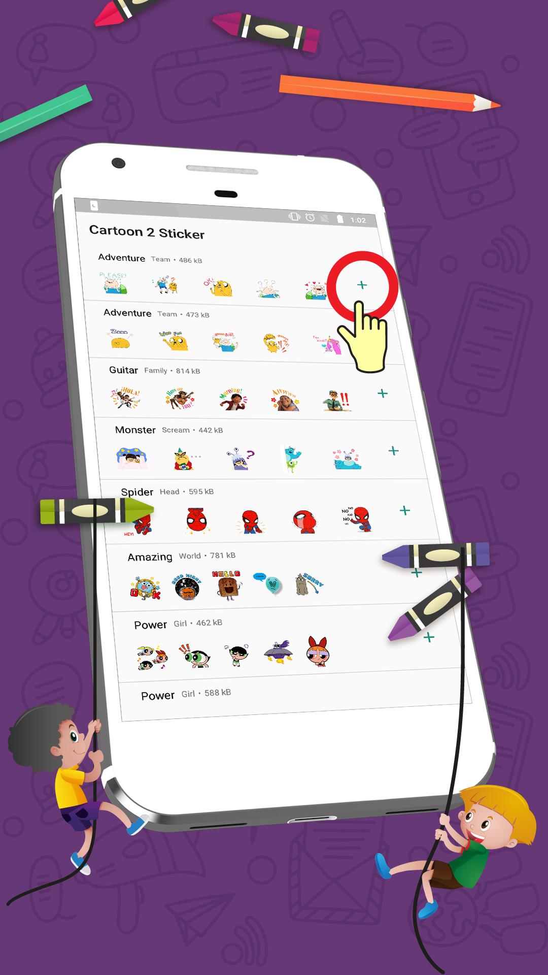 Cartoon Stickers For Whatsapp Messenger For Android Apk Download