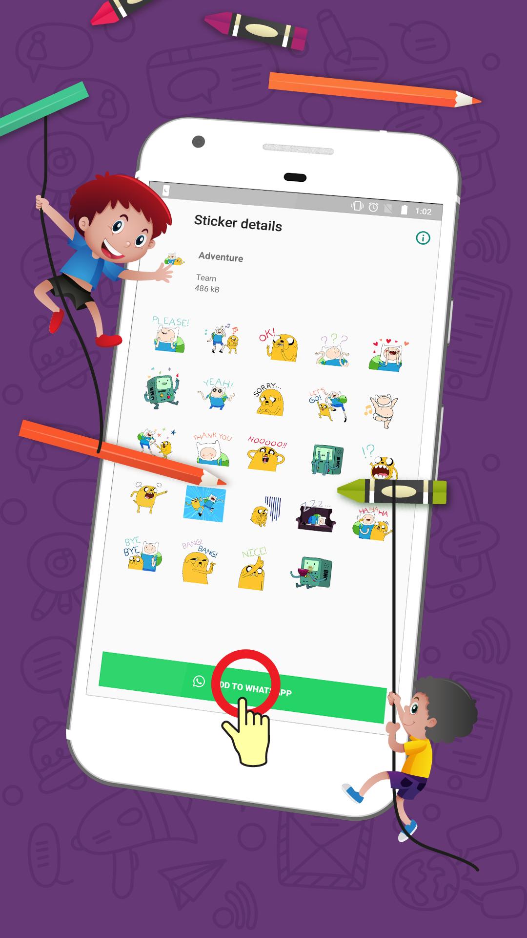 Cartoon Stickers For Whatsapp Messenger For Android Apk Download