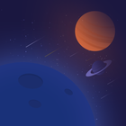 Cartoon Space Universe Theme icon