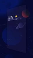 Cartoon Space Universe Theme poster