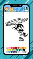 Teen Titans coloring cartoon स्क्रीनशॉट 2