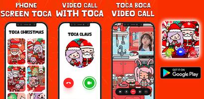 Tocaboca Christmas Fake Call الملصق
