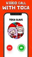 Tocaboca Christmas Fake Call تصوير الشاشة 1