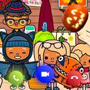 Tocaboca halloween Fake Call APK