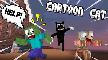 Cartoon Cat Game Horror Mod Affiche
