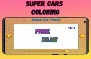 Super Cars Coloring Book ảnh chụp màn hình 3