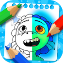 Luca and Alberto coloring cartoon game APK