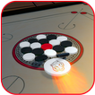 Echtes Carrom Brettspiel