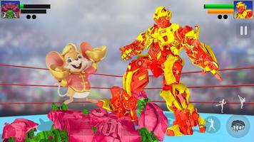 Roboterringkampf & Boxen Plakat