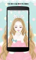 Cute Girl Wallpaper Cartoon اسکرین شاٹ 1