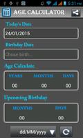 Age Calculator স্ক্রিনশট 1