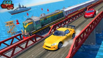 Car Vs Train - Racing Games 스크린샷 1