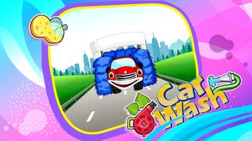 Car Wash Learning-Clean & Play الملصق