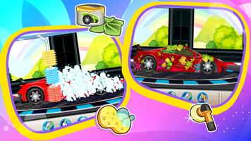 Car Wash Learning-Clean & Play تصوير الشاشة 2