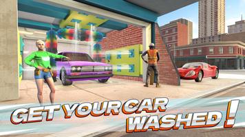 Car Washing Game Affiche