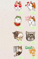 Funny Cat stickers - WAsticker screenshot 1