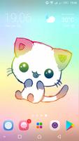 Cute Cat Wallpapers - kawaii kitten backgrounds - poster