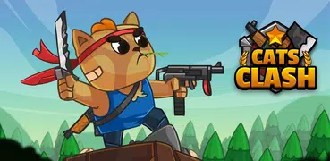 Cats Clash - Epic Battle Arena Juego de estrategia