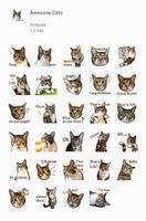 Funny cats stickers - WAStickerApps Ekran Görüntüsü 3