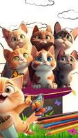 Cats color: color by number screenshot 2