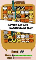 Cat Match Three Puzzle Affiche