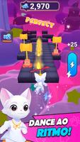 Hopping Cats: Jogo de música Cartaz