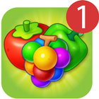 Fruits Crush Match 3 Puzzle - Pop Toys and candies آئیکن