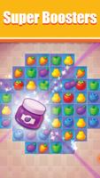 Fruits Crush Match 3 Puzzle - Pop Toys and candies पोस्टर