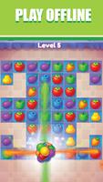 Fruits Crush Match 3 Puzzle - Pop Toys and candies स्क्रीनशॉट 2