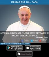 Poster Messaggi dal Papa Francesco